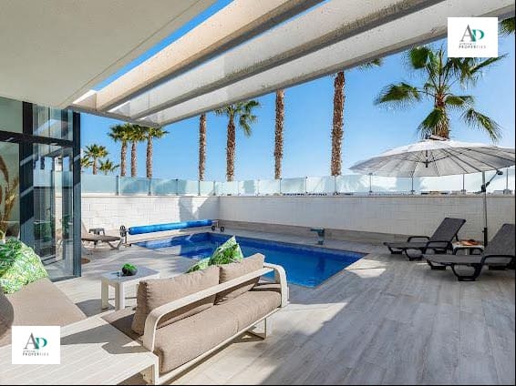 3 sypialnia Willa do wynajęcia w Lomas de Cabo Roig - Los Dolses, Orihuela z basenem - 3 200 € (Ref: 9571993)