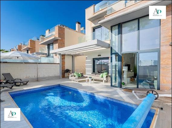 3 sypialnia Willa do wynajęcia w Lomas de Cabo Roig - Los Dolses, Orihuela z basenem - 3 200 € (Ref: 9571993)