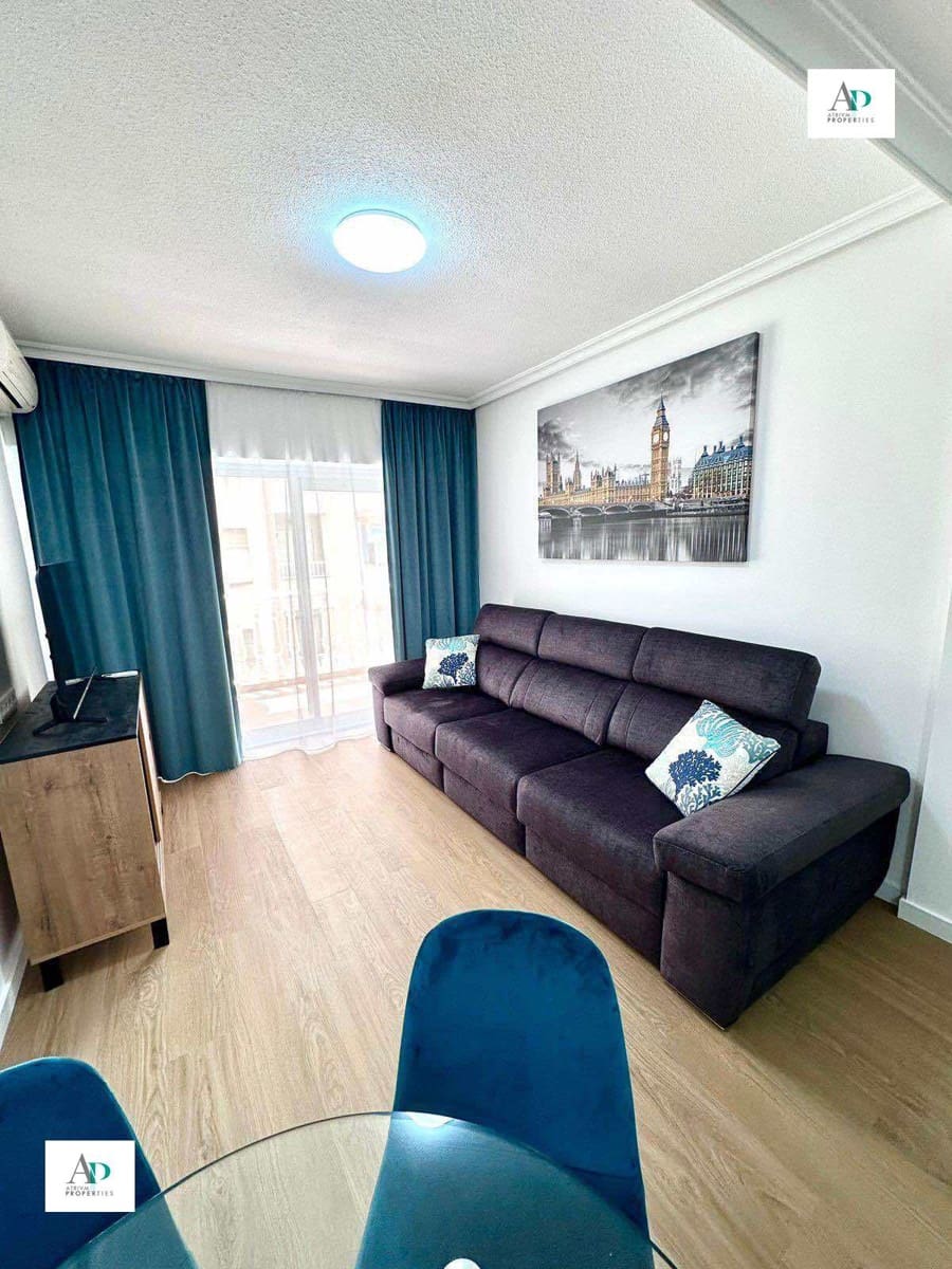 2 Zimmer Wohnung zu vermieten in Torrevieja mit Pool - 850 € (Ref: 9597289)