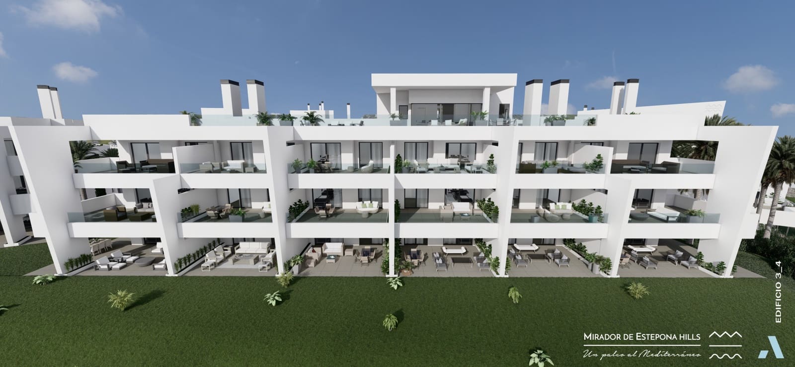 4 sovrum Lägenhet till salu i Estepona med pool garage - 947 000 € (Ref: 6473067)