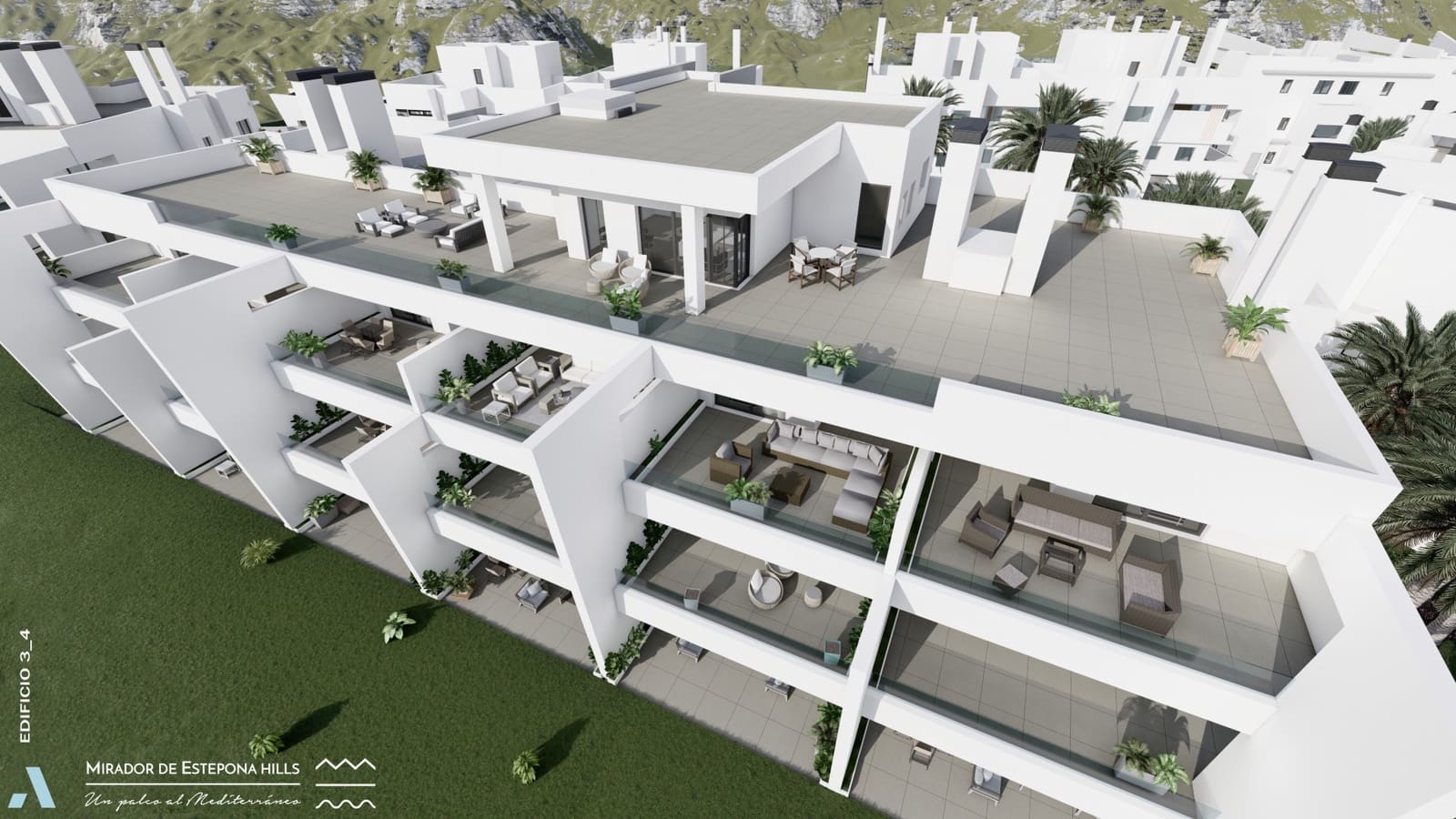 4 sovrum Lägenhet till salu i Estepona med pool garage - 947 000 € (Ref: 6473067)