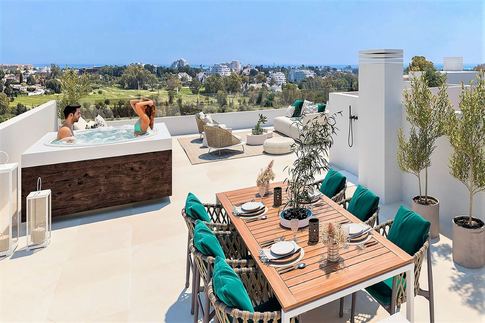 2 sypialnia Apartament na sprzedaż w Estepona z basenem - 575 000 € (Ref: 7076555)