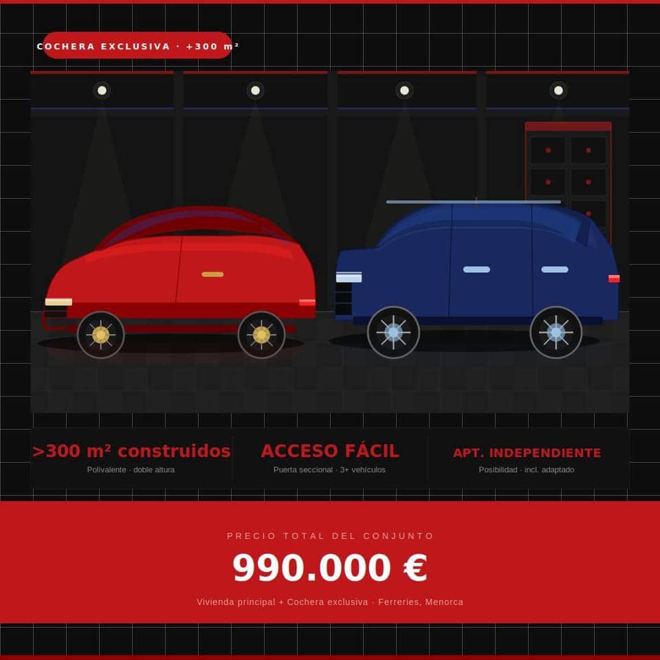 4 makuuhuone Huvila myytävänä paikassa Ferreries mukana 
autotalli - 990 000 € (Ref: 9951057)