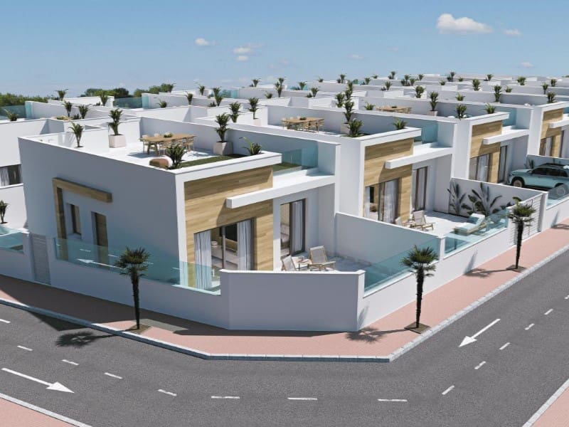 Chalet de 3 habitaciones en Torre-Pacheco en venta con piscina - 259.900 € (Ref: 10005591)