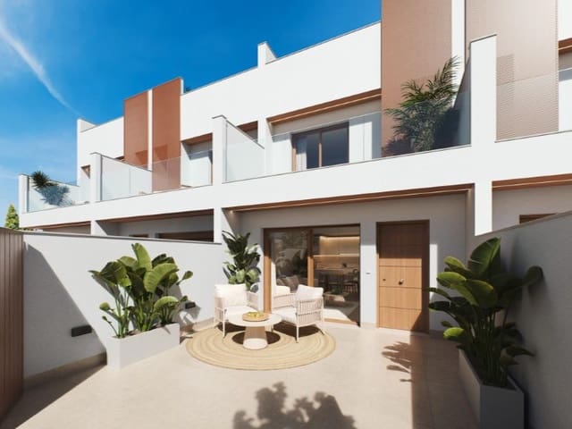 Pareado de 3 habitaciones en San Pedro del Pinatar ciudad, San Pedro del Pinatar en venta con piscina - 379.000 € (Ref: 10006640)