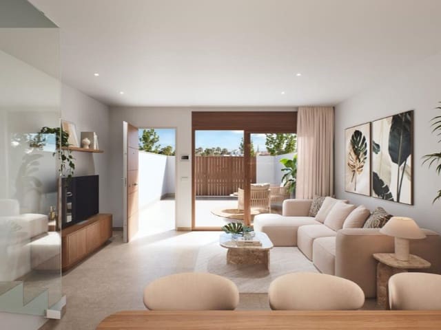 Pareado de 3 habitaciones en San Pedro del Pinatar ciudad, San Pedro del Pinatar en venta con piscina - 379.000 € (Ref: 10006640)