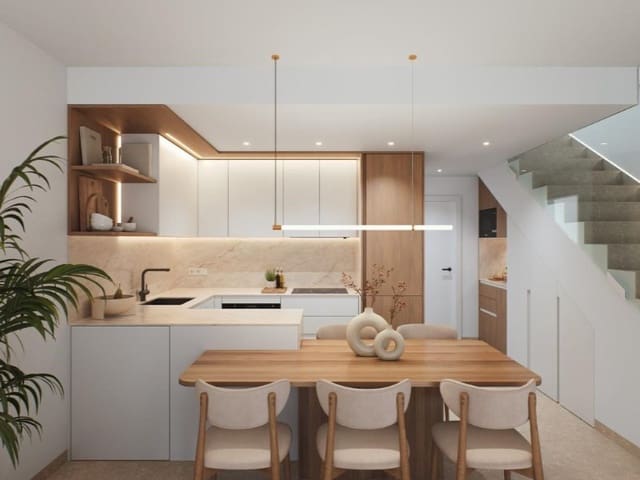 Pareado de 3 habitaciones en San Pedro del Pinatar ciudad, San Pedro del Pinatar en venta con piscina - 379.000 € (Ref: 10006640)