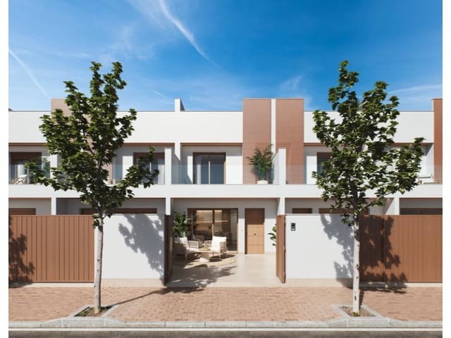 Pareado de 3 habitaciones en San Pedro del Pinatar ciudad, San Pedro del Pinatar en venta con piscina - 379.000 € (Ref: 10006640)