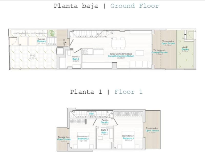 3 soveværelse Semi-Rækkehus til salg i El Vergel / Verger med swimmingpool - € 505.000 (Ref: 10006660)