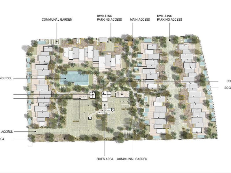 3 soveværelse Semi-Rækkehus til salg i El Vergel / Verger med swimmingpool - € 505.000 (Ref: 10006660)