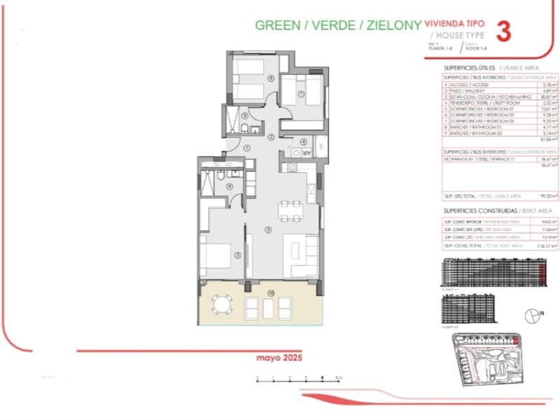 Apartamento de 3 habitaciones en Punta Prima en venta con piscina - 399.000 € (Ref: 10006663)