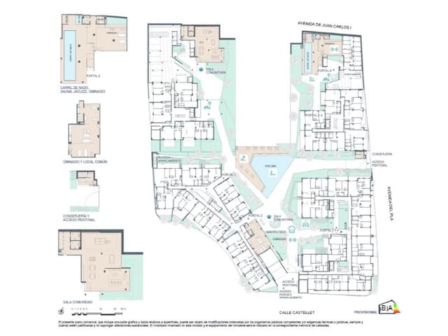 3 soveværelse Lejlighed til salg i Centro ciudad, Javea / Xàbia med swimmingpool garage - € 469.500 (Ref: 10006682)