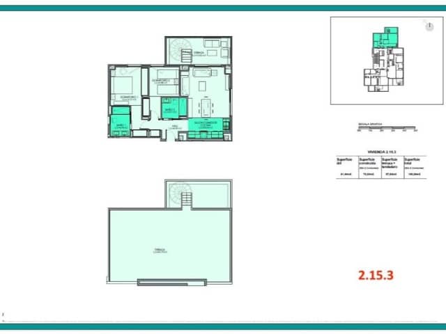 2 soveværelse Lejlighed til salg i Cometa - Carrió, Calpe / Calp med swimmingpool - € 539.000 (Ref: 10009088)