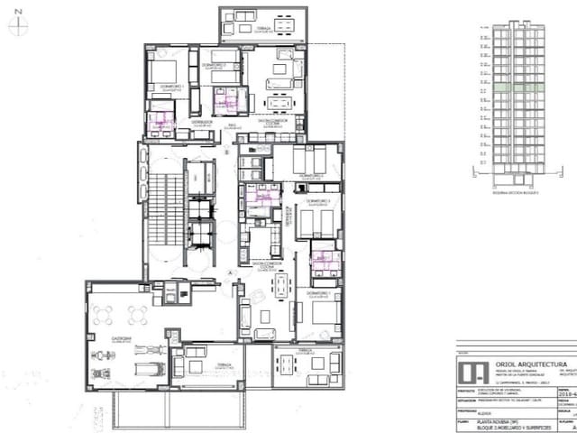 2 soveværelse Lejlighed til salg i Cometa - Carrió, Calpe / Calp med swimmingpool - € 539.000 (Ref: 10009088)