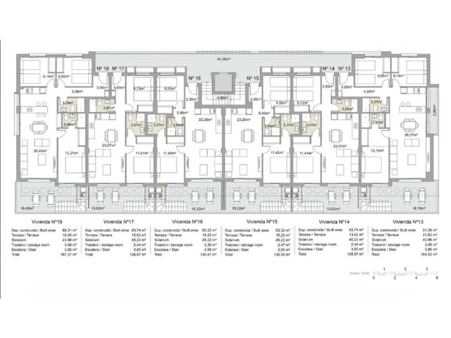 2 chambre Appartement à vendre à Pilar de la Horadada ciudad, Pilar de la Horadada avec piscine - 249 000 € (Ref: 10011449)