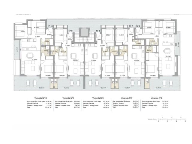 2 chambre Appartement à vendre à Pilar de la Horadada ciudad, Pilar de la Horadada avec piscine - 249 000 € (Ref: 10011449)