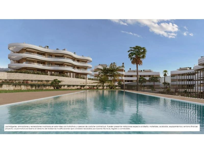 2 soveværelse Lejlighed til salg i Finestrat med swimmingpool garage - € 375.000 (Ref: 10011450)