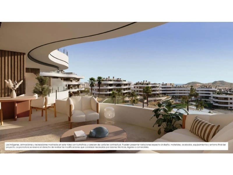2 soveværelse Lejlighed til salg i Finestrat med swimmingpool garage - € 375.000 (Ref: 10011450)