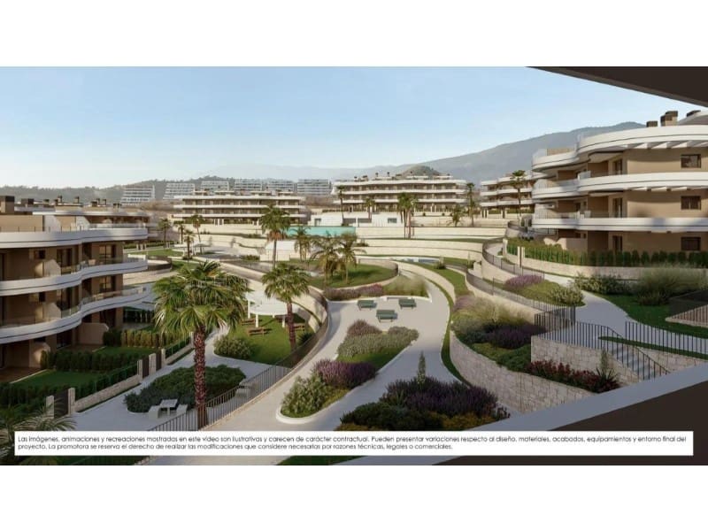 2 soveværelse Lejlighed til salg i Finestrat med swimmingpool garage - € 375.000 (Ref: 10011450)
