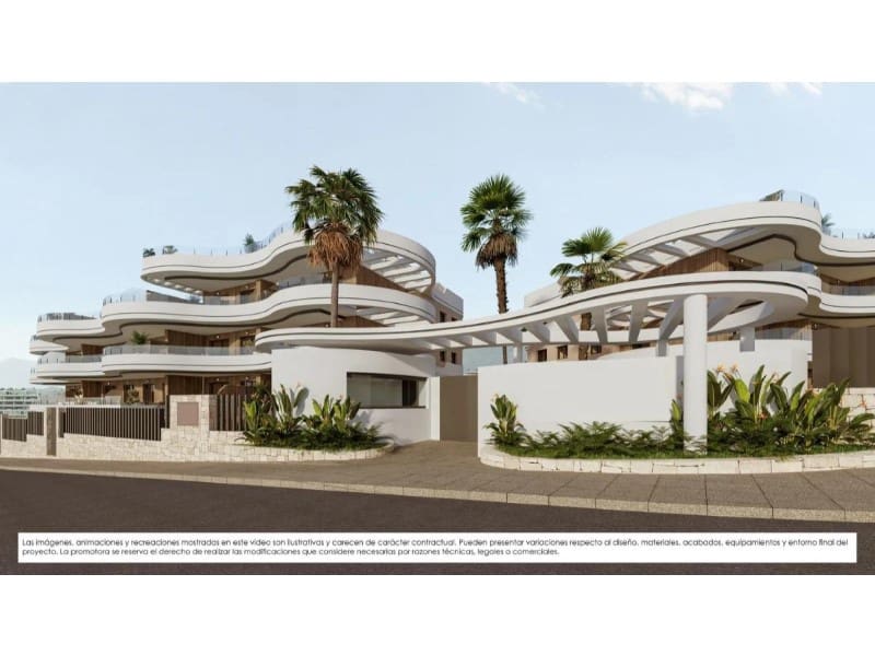 2 soveværelse Lejlighed til salg i Finestrat med swimmingpool garage - € 375.000 (Ref: 10011450)