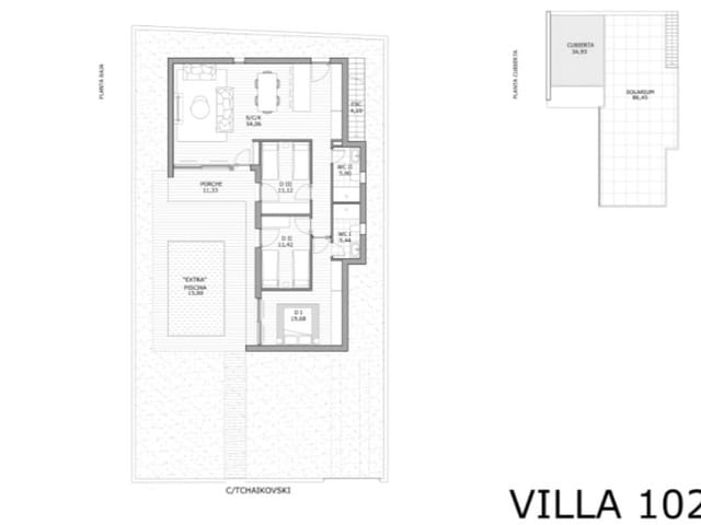 3 chambre Villa/Maison à vendre à San Miguel de Salinas avec piscine - 429 900 € (Ref: 10024056)
