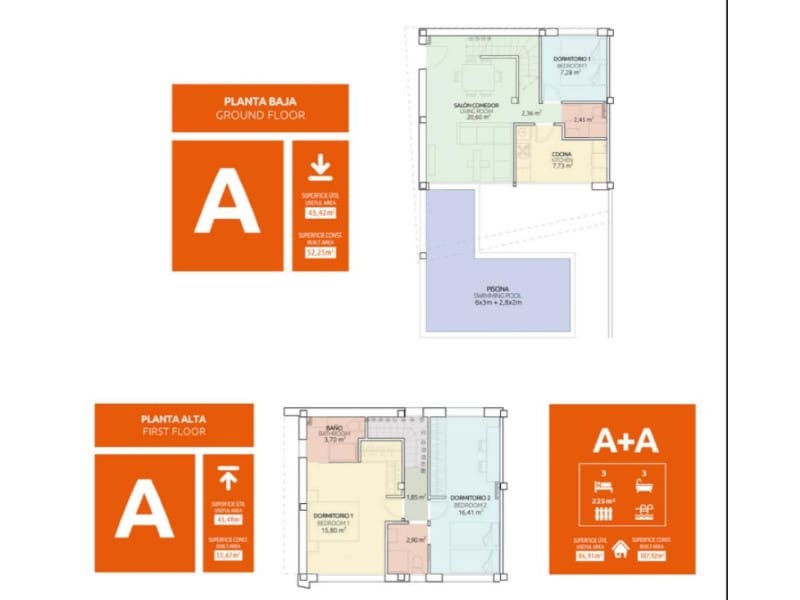 3 slaapkamer Halfvrijstaande villa te koop in Gran Alacant met zwembad - € 448.000 (Ref: 10038334)