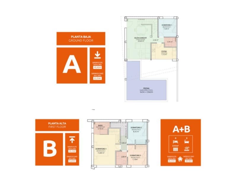 3 slaapkamer Halfvrijstaande villa te koop in Gran Alacant met zwembad - € 448.000 (Ref: 10038334)