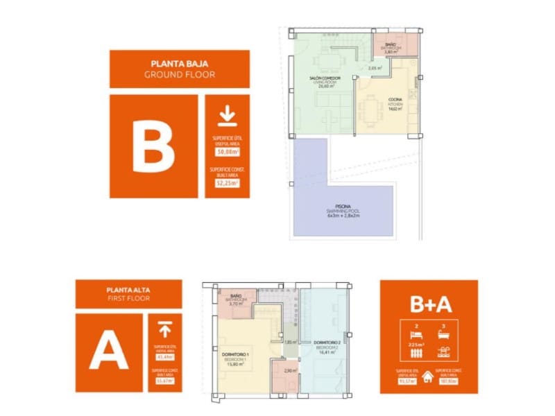 3 slaapkamer Halfvrijstaande villa te koop in Gran Alacant met zwembad - € 448.000 (Ref: 10038334)