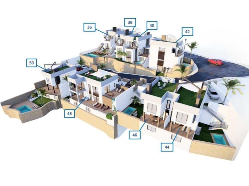 3 sypialnia Dom blizniak na sprzedaż w Algorfa z basenem - 473 000 € (Ref: 10038934)