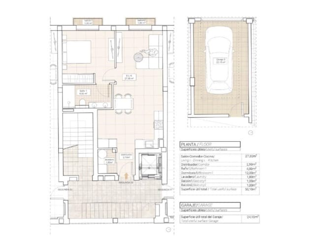2 chambre Appartement à vendre à Hondón de las Nieves avec piscine - 198 000 € (Ref: 10041037)