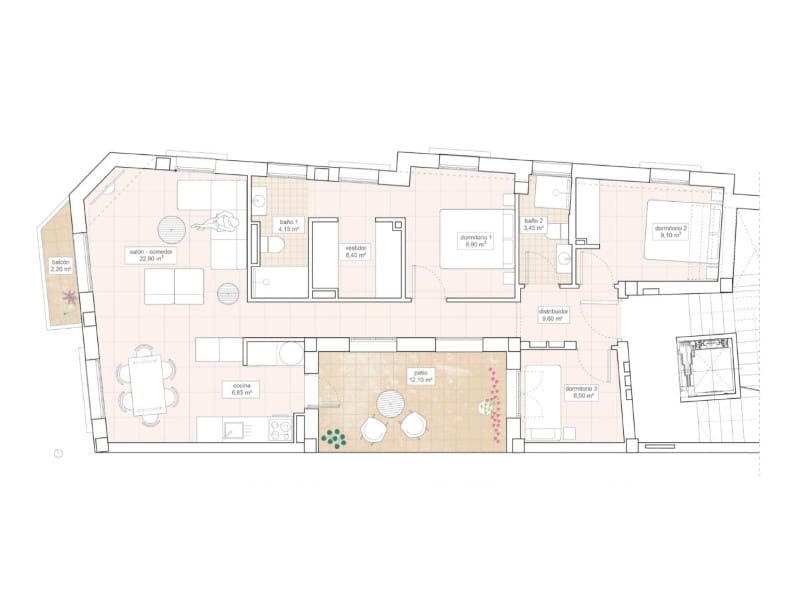 3 bedroom Apartment for sale in Hondon de las Nieves - € 230,000 (Ref: 10041042)