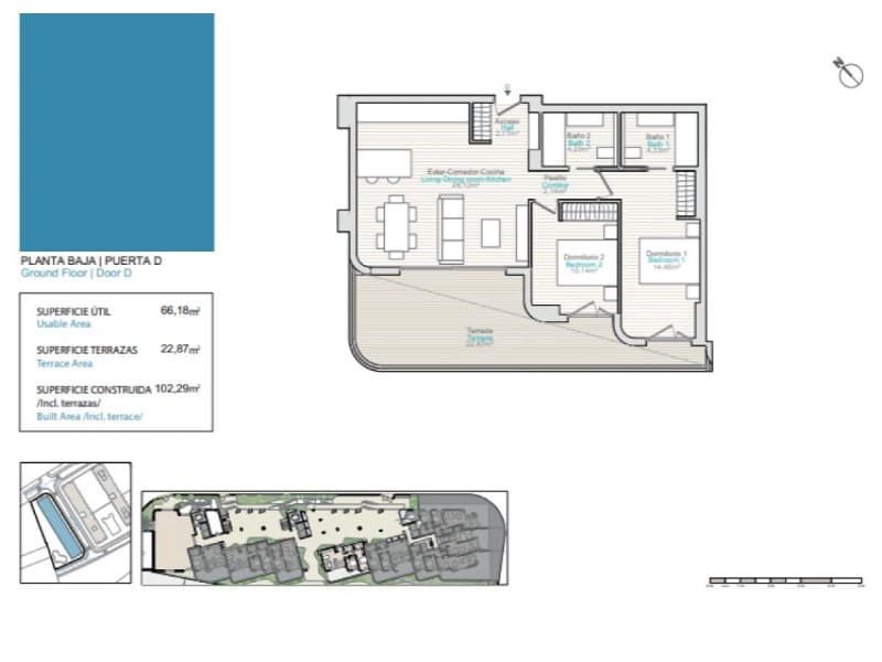 2 soveværelse Lejlighed til salg i La Villajoyosa / Vila Joiosa med swimmingpool garage - € 370.000 (Ref: 10042953)