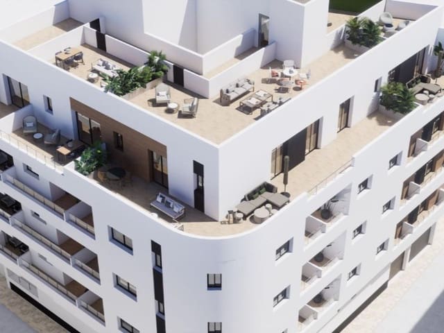 2 slaapkamer Appartement te koop in Antonio Machado, Torrevieja met zwembad garage - € 225.000 (Ref: 10042975)
