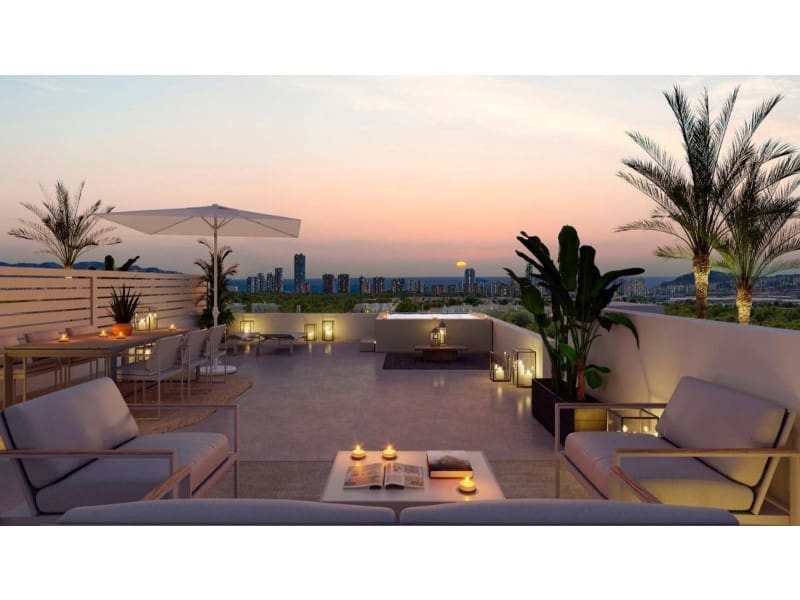 2 quarto Apartamento para venda em Finestrat com piscina - 409 000 € (Ref: 10042978)