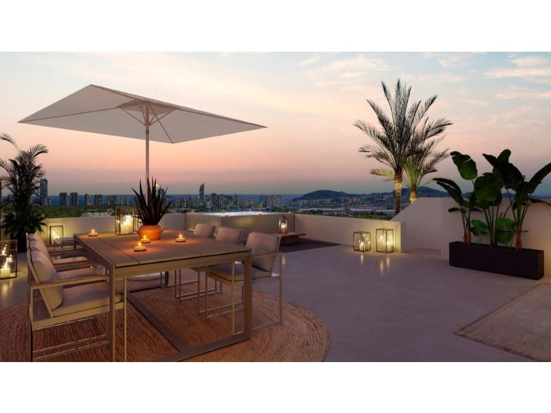 2 quarto Apartamento para venda em Finestrat com piscina - 409 000 € (Ref: 10042978)