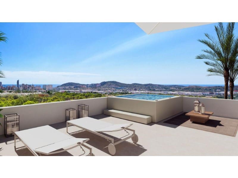 2 quarto Apartamento para venda em Finestrat com piscina - 409 000 € (Ref: 10042978)