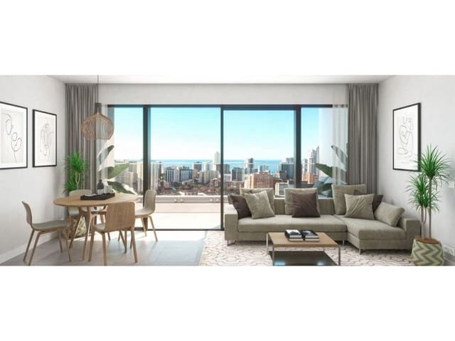 2 chambre Appartement à vendre à Rincón Bajo, Benidorm avec piscine garage - 406 050 € (Ref: 10042988)