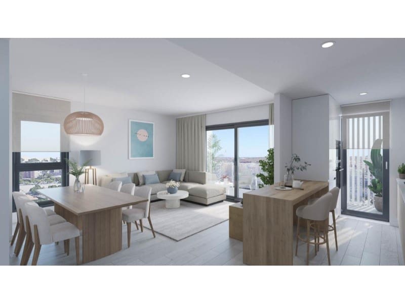 3 makuuhuone Huoneisto myytävänä paikassa Alicante kaupunki mukana uima-altaan - 441 000 € (Ref: 10042989)
