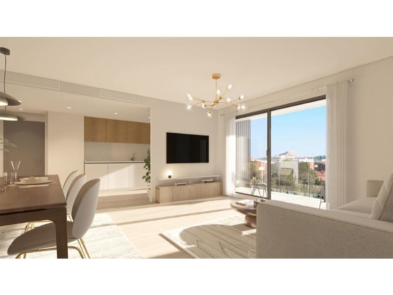 3 makuuhuone Huoneisto myytävänä paikassa Alicante kaupunki mukana uima-altaan - 441 000 € (Ref: 10042989)