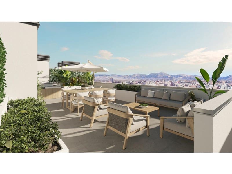 3 makuuhuone Huoneisto myytävänä paikassa Alicante kaupunki mukana uima-altaan - 441 000 € (Ref: 10042989)
