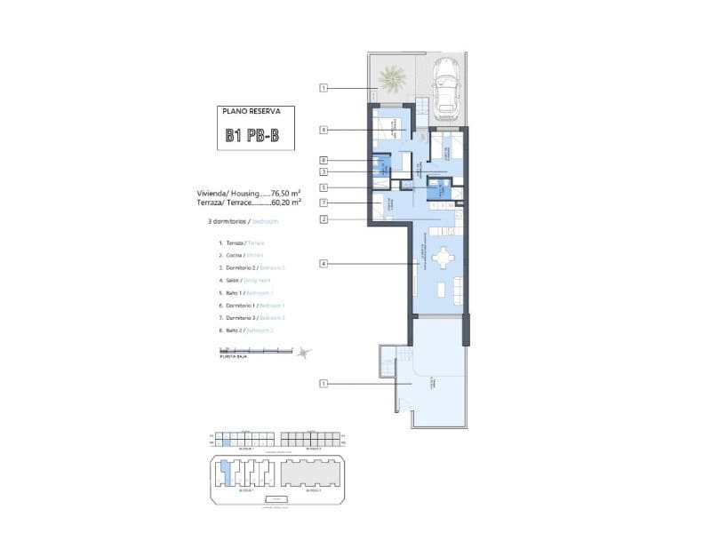 3 sovrum Lägenhet till salu i Dolores med pool garage - 269 900 € (Ref: 10042990)