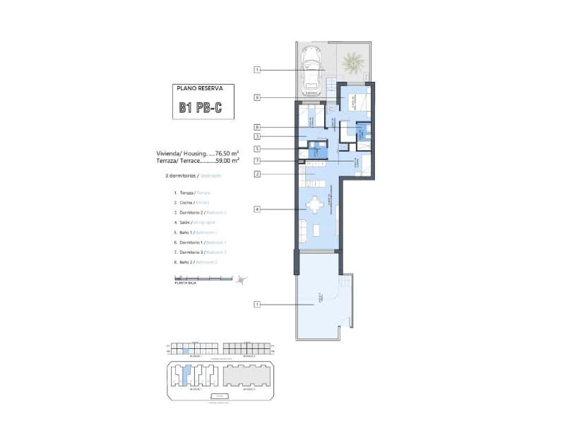 3 sovrum Lägenhet till salu i Dolores med pool garage - 269 900 € (Ref: 10042990)