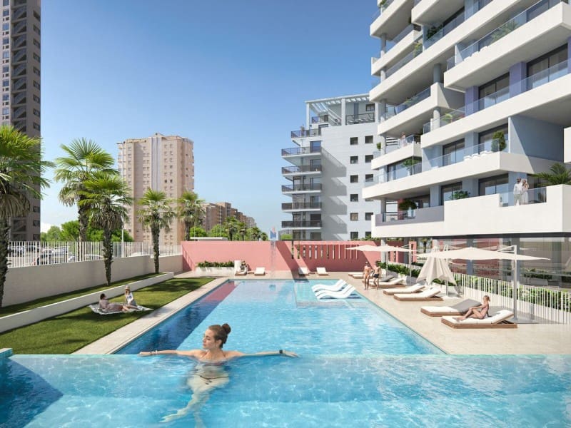 2 chambre Appartement à vendre à Calpe / Calp avec piscine - 620 000 € (Ref: 10050252)