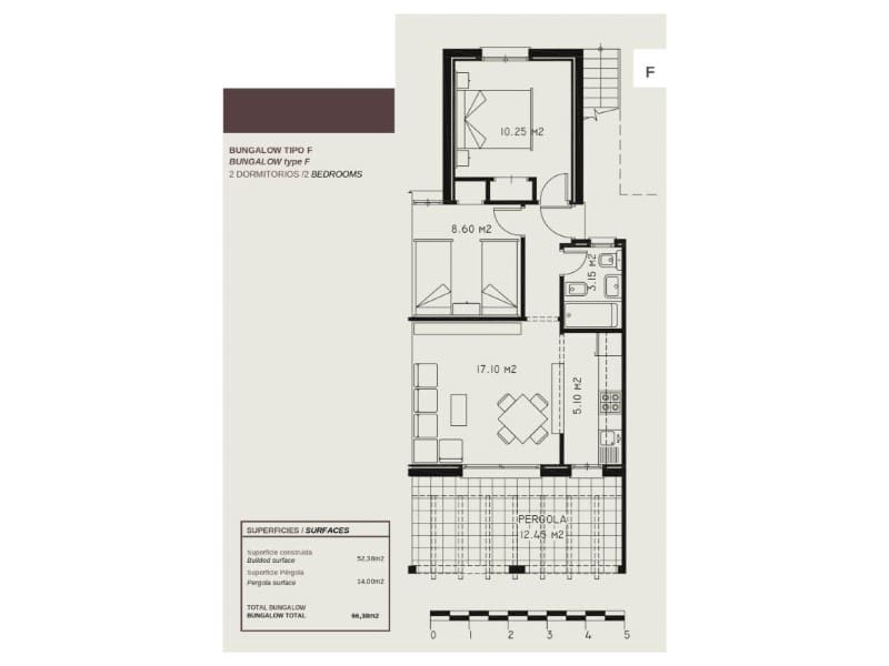 2 bedroom Apartment for sale in Calpe / Calp with pool - € 240,000 (Ref: 10055189)