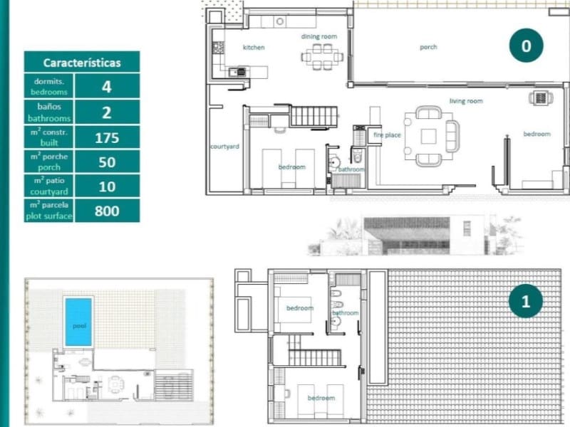 4 soverom Villa til salgs i Sucina med svømmebasseng - € 375 000 (Ref: 10055203)