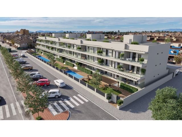 3 chambre Appartement à vendre à Los Narejos - Punta Calera, Los Alcázares avec piscine garage - 479 000 € (Ref: 10067747)