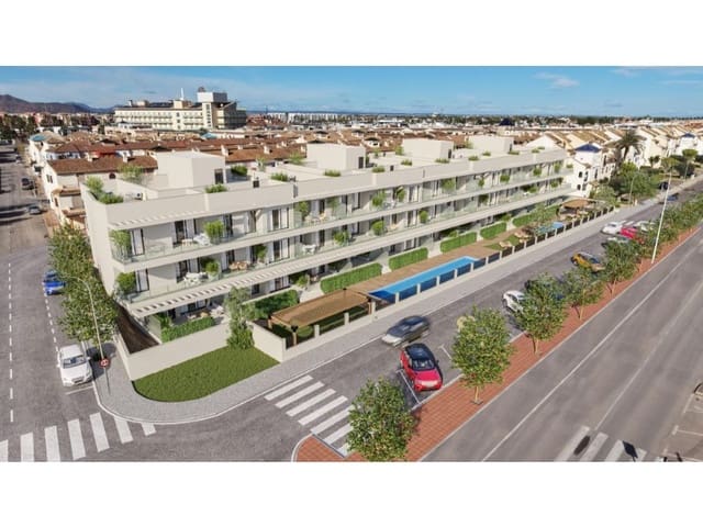3 chambre Appartement à vendre à Los Narejos - Punta Calera, Los Alcázares avec piscine garage - 479 000 € (Ref: 10067747)