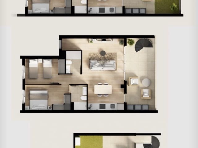 Apartamento de 4 habitaciones en Balcón de Finestrat - Terra Marina, Finestrat en venta con piscina - 555.000 € (Ref: 10075544)