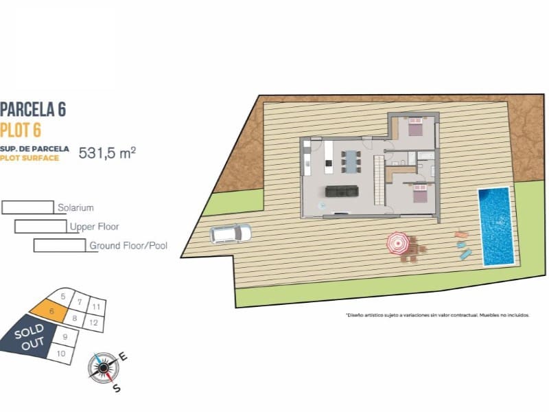 Chalet de 3 habitaciones en Finestrat en venta con piscina - 635.000 € (Ref: 10075545)