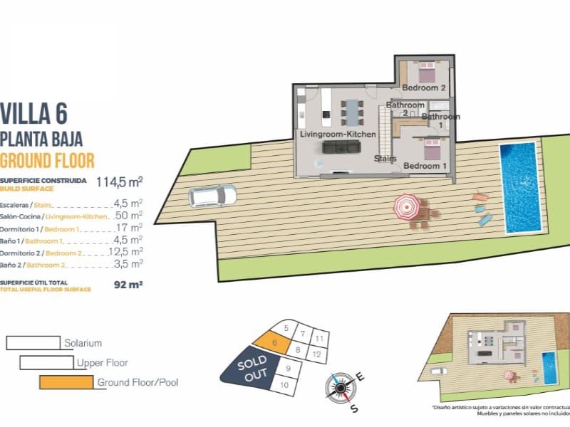 Chalet de 3 habitaciones en Finestrat en venta con piscina - 635.000 € (Ref: 10075545)